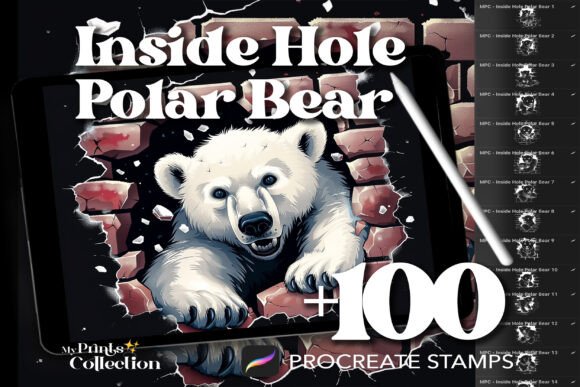 100 Procreate Inside Hole Polar Bear: A Creative Leap for Digital Artists
