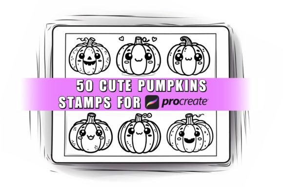 50 Halloween Cute Pumpkin Procreate Stamps: A Practical Asset Evaluation