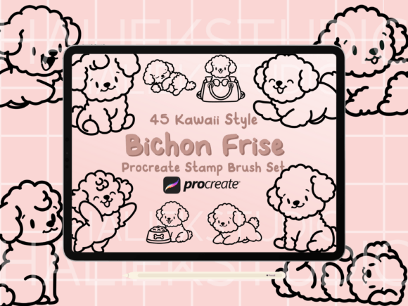 Bichon Frise Procreate Stamp Brush Set: A Practical Guide for Digital Creators