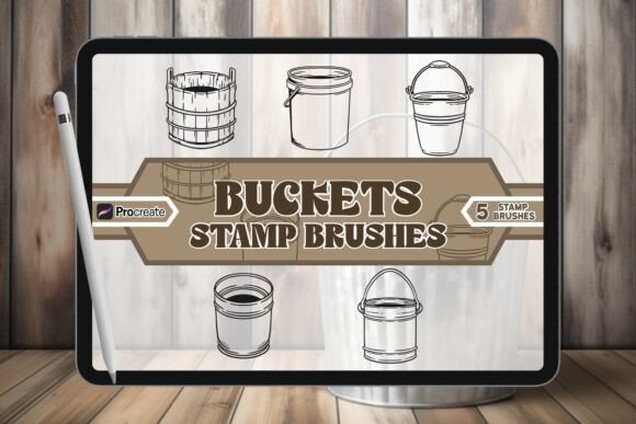 Bucket Brush Stamp Set for Procreate: A Practical Guide to Digital Wilderness