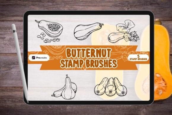 Butternut Brush Stamp Set for Procreate: A Practical Review