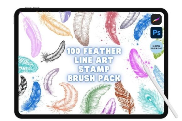 Feather Line Art Stamp Brush: A Practical Evaluation