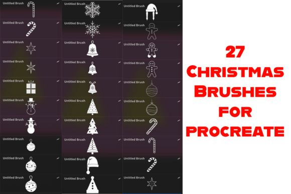 Mastering Festive Digital Art with the Christmas Brush Set for Procreate