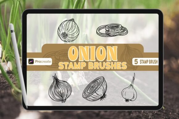 Onion Brush Stamp Set for Procreate: A Strategic Asset for Digital Creators