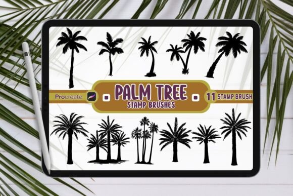 Palm Plant Brush Stamp Set for Procreate: A Practical Evaluation