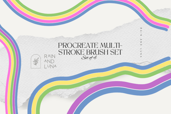Procreate Multi-Stroke Brush Set