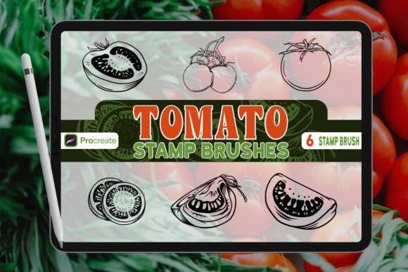Unleash Digital Wilderness: Mastering the Tomato Brush Stamp Set for Procreate