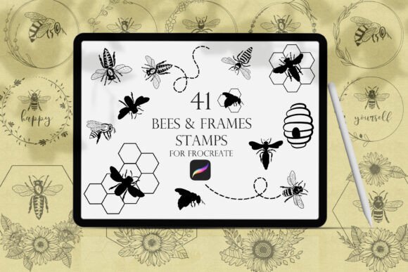Unlocking Nature's Patterns: A Guide to Bees Procreate Stamps and Creative Design